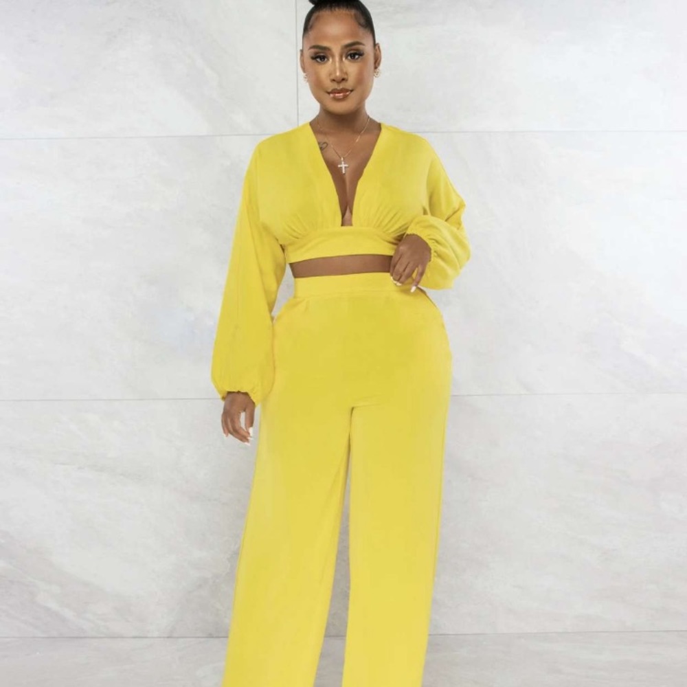 Yellow 2 piece set